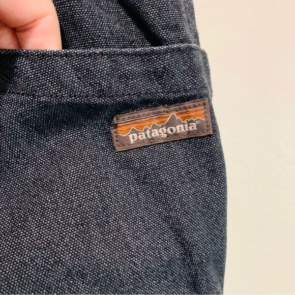 Patagonia womens dark charcoal grey hemp blend denim jeans size 16 - Picture 8 of 9